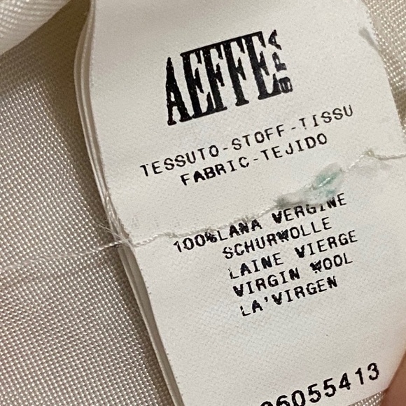 Moschino Vintage Cream Wool Coat Size 8 - Picture 12 of 15